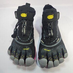 Vibram Five Fingers Bikila Evo WP Black Pink Barefoot Shoes Women's 36 37 38 39
